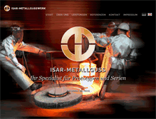 Tablet Screenshot of isar-metallguss.de